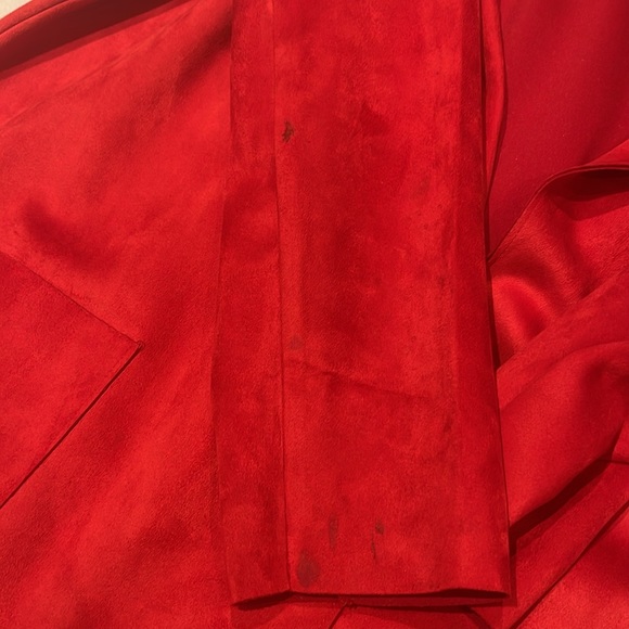 Beautiful Red Faux suede Blazer ♥️ - Picture 6 of 7